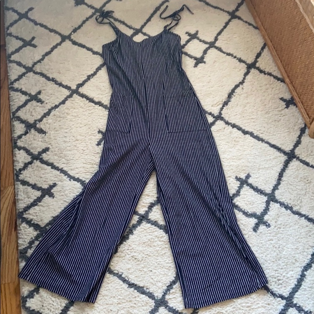 Striped jumpsuit